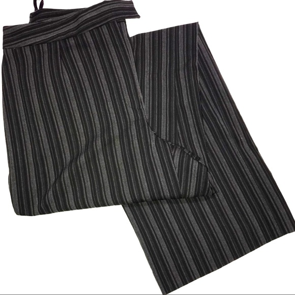 Valerie Stevens Pants - Valerie Stevens Gray Pinstripe Pants